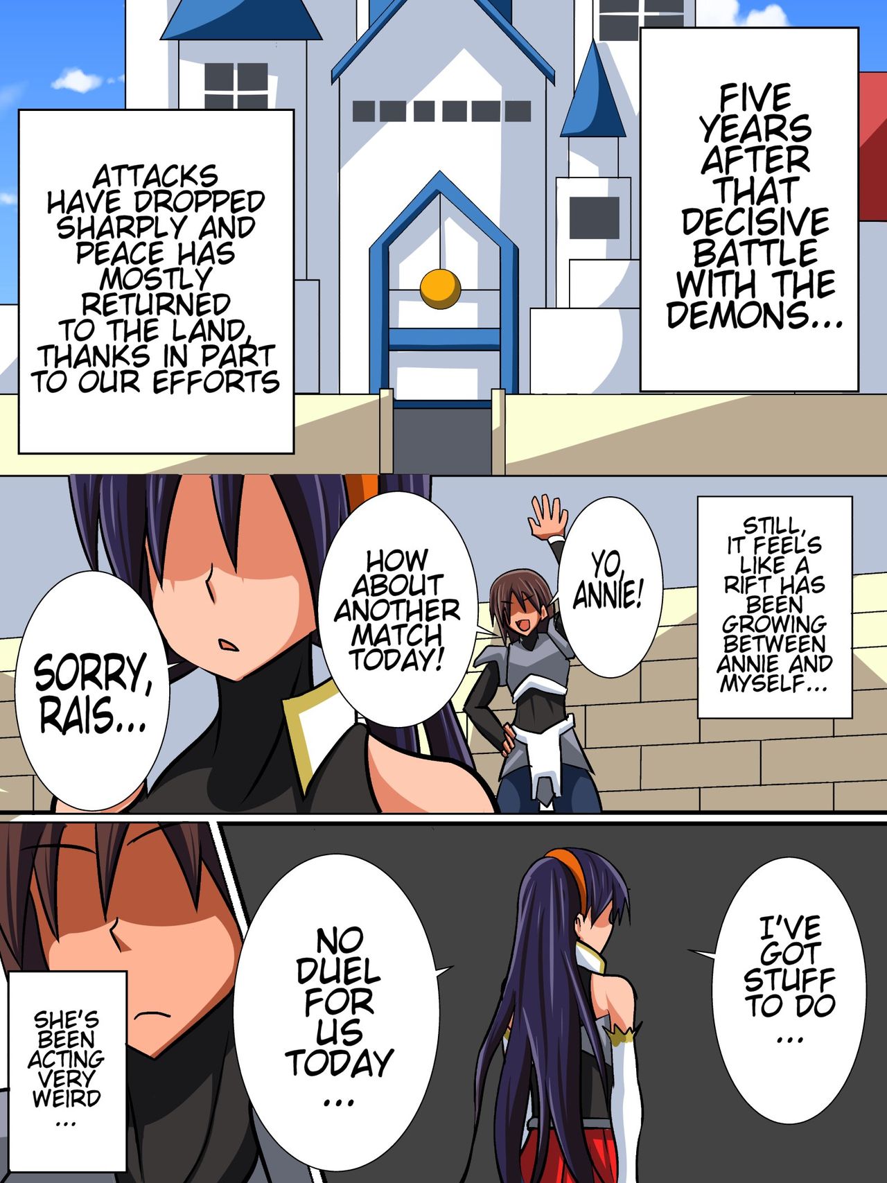 Osananajimi No Onna Kishi Ga Oujo Ni Naru Made Kouhen | Until My Childhood Friend, A Female Knight, Becomes The Queen 1&2 page 11 full