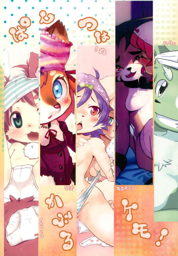(Kemoket 2) [meloncholic (Various)] Pantsu wa Kaburu Kemo! cover