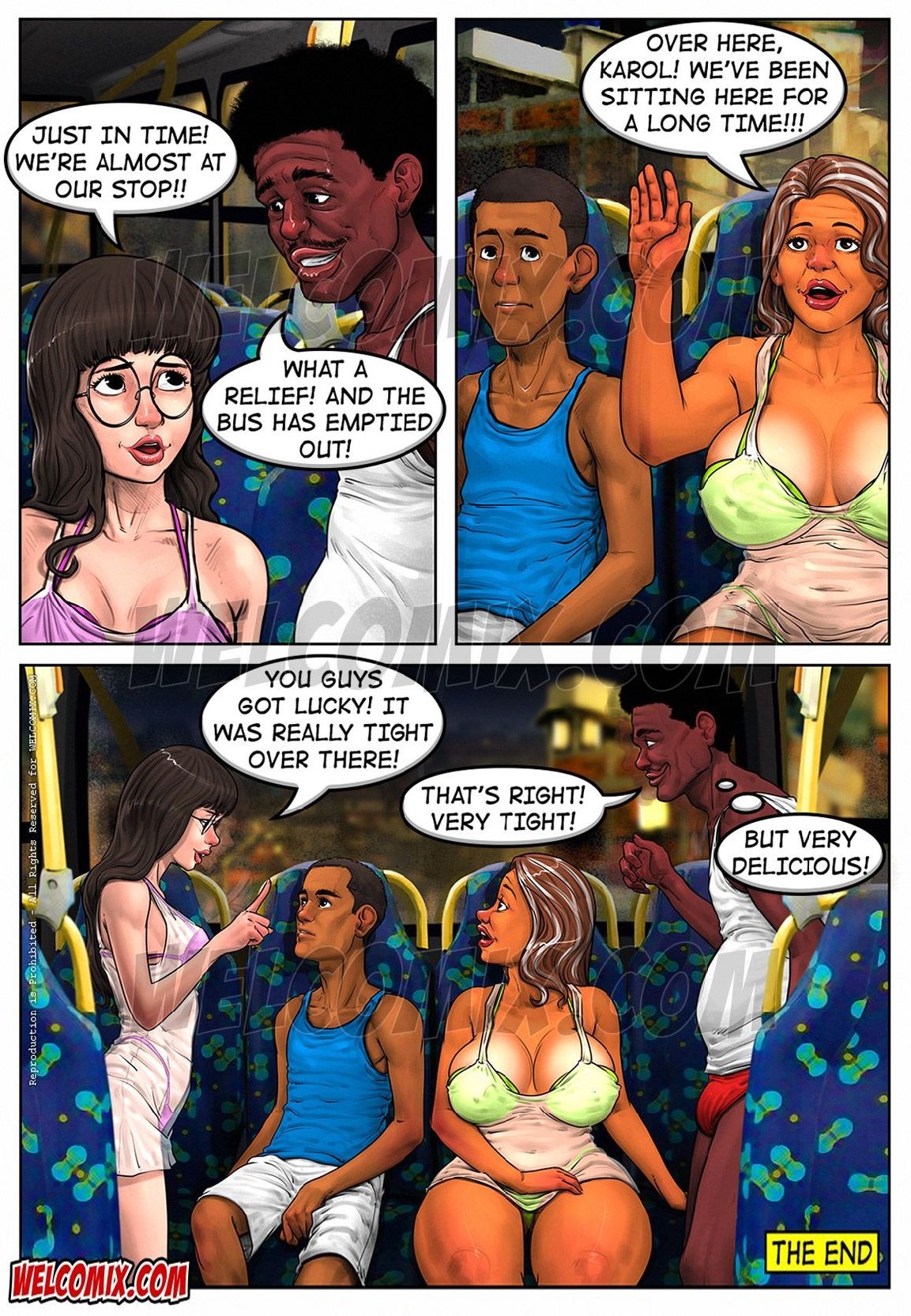 Brazilian Slumdogs  - 6 Crowded Bus - english page 11 full