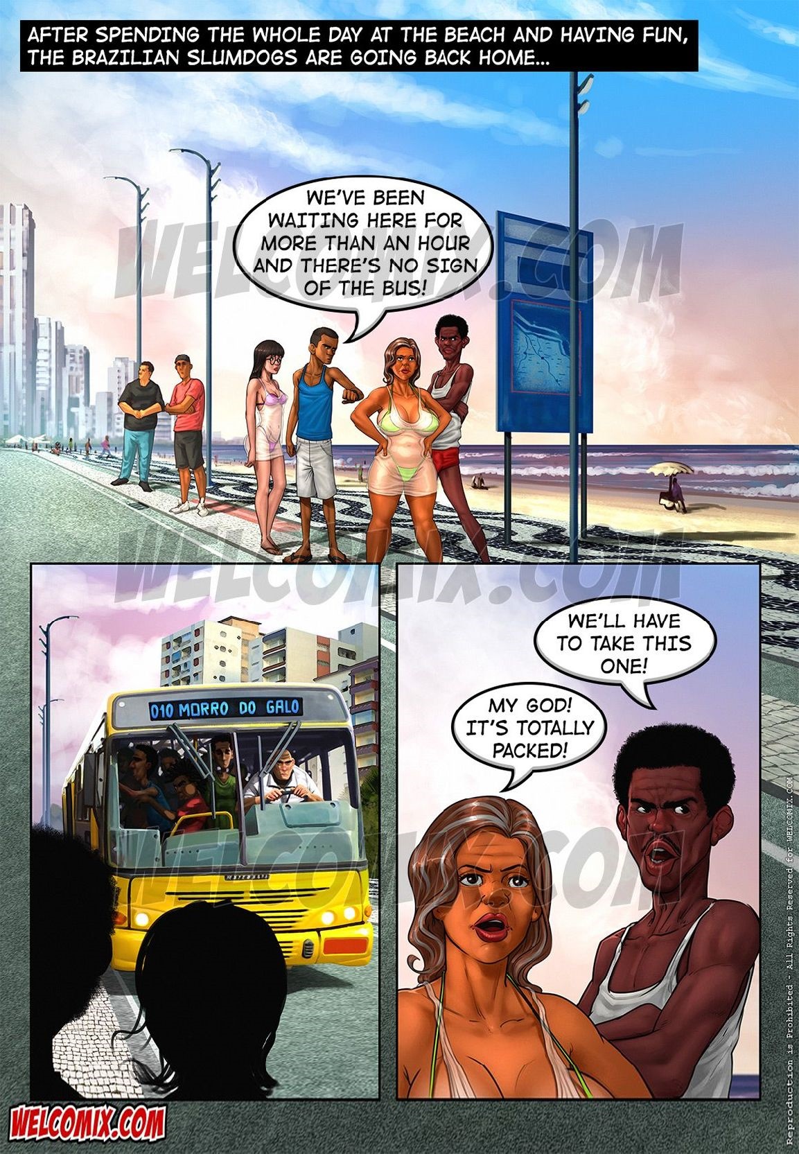 Brazilian Slumdogs  - 6 Crowded Bus - english page 2 full