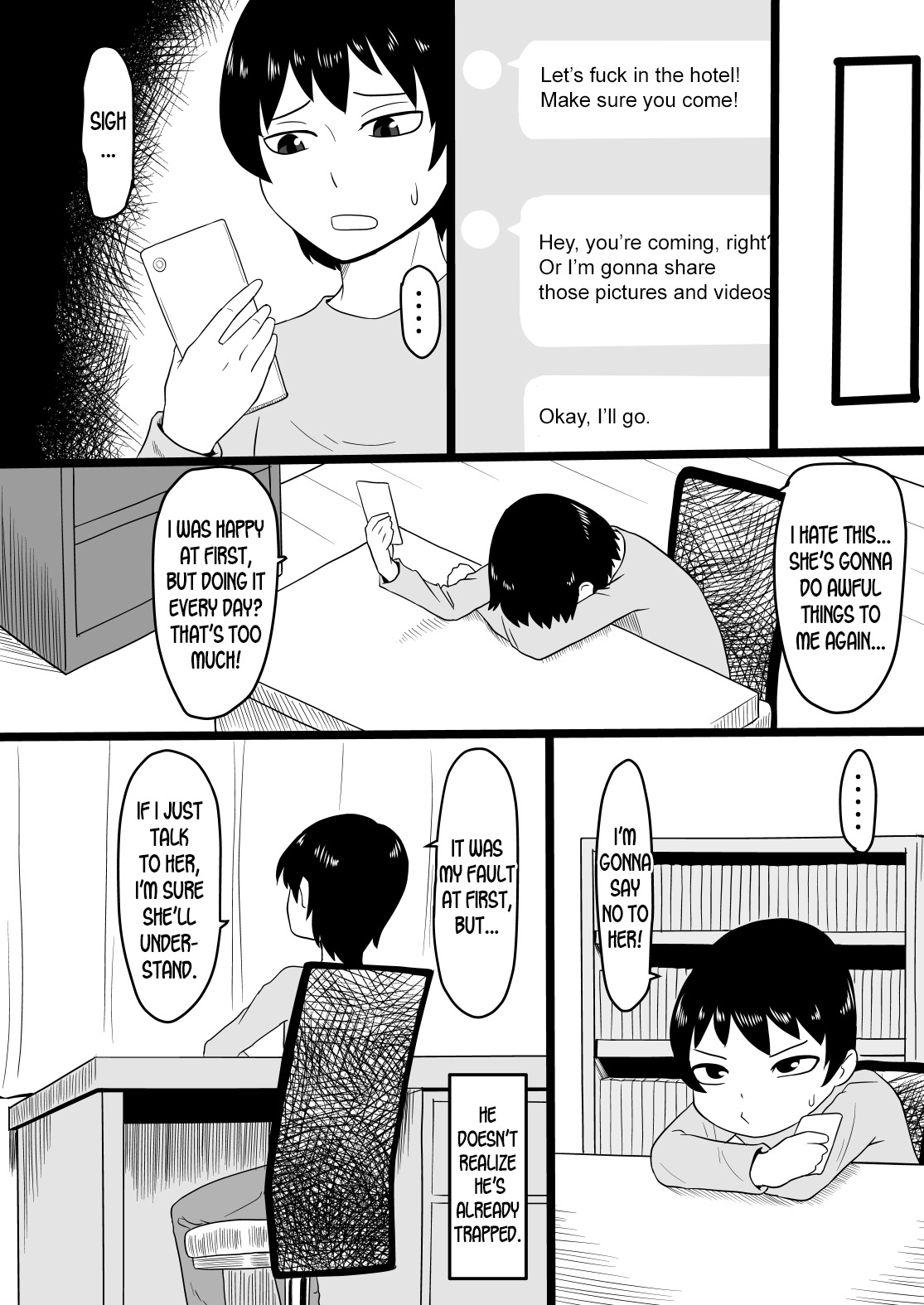 Warui Gal ni Tsukamatta Sonogo page 4 full