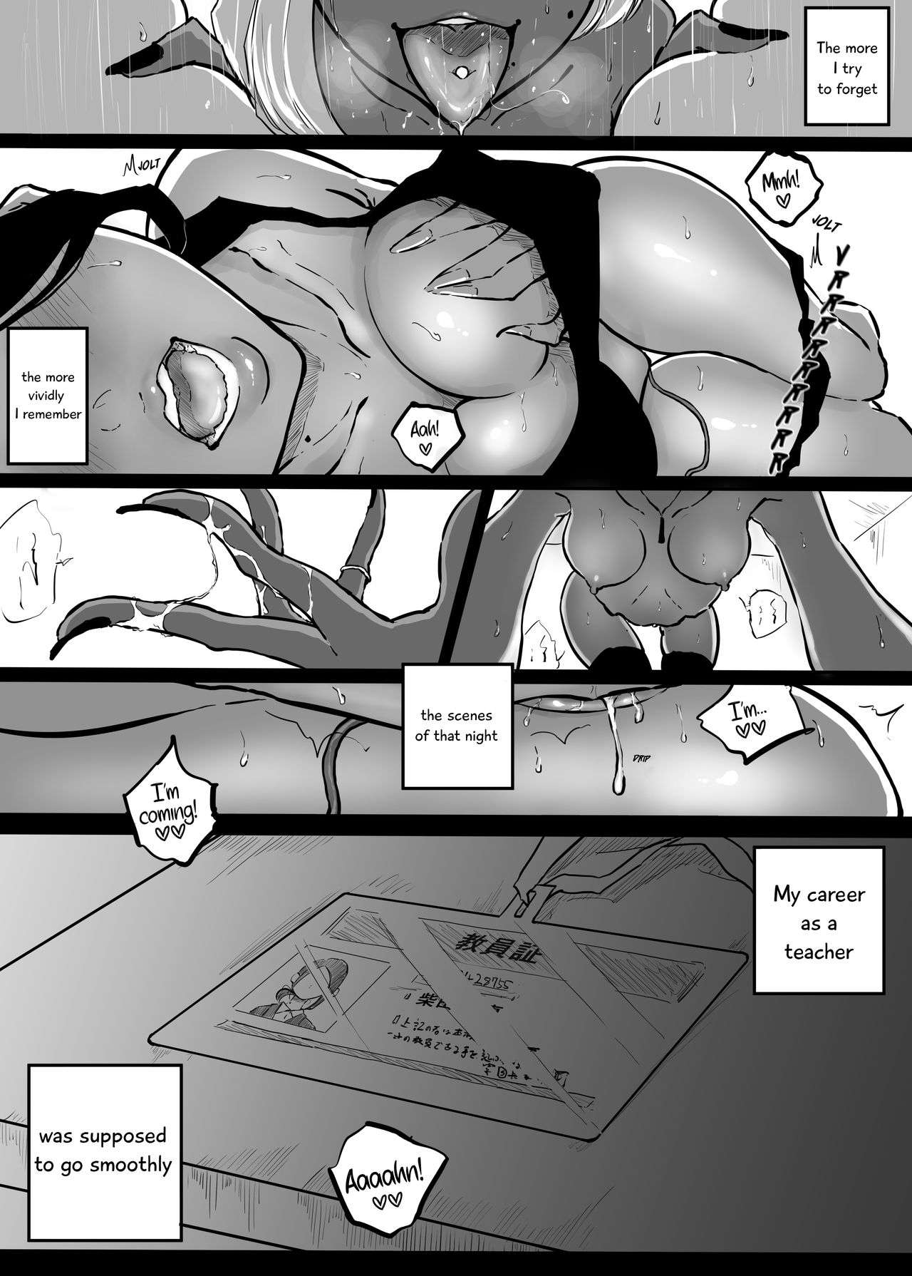 Sparta Sensei ga Oshiego no Bitch Gal ni Ecchi na Koto Sareru Hanashi 2 | The Story of a Strict Teacher Who Got Fucked by Her Gyaru Bitch Student  #2 page 6 full