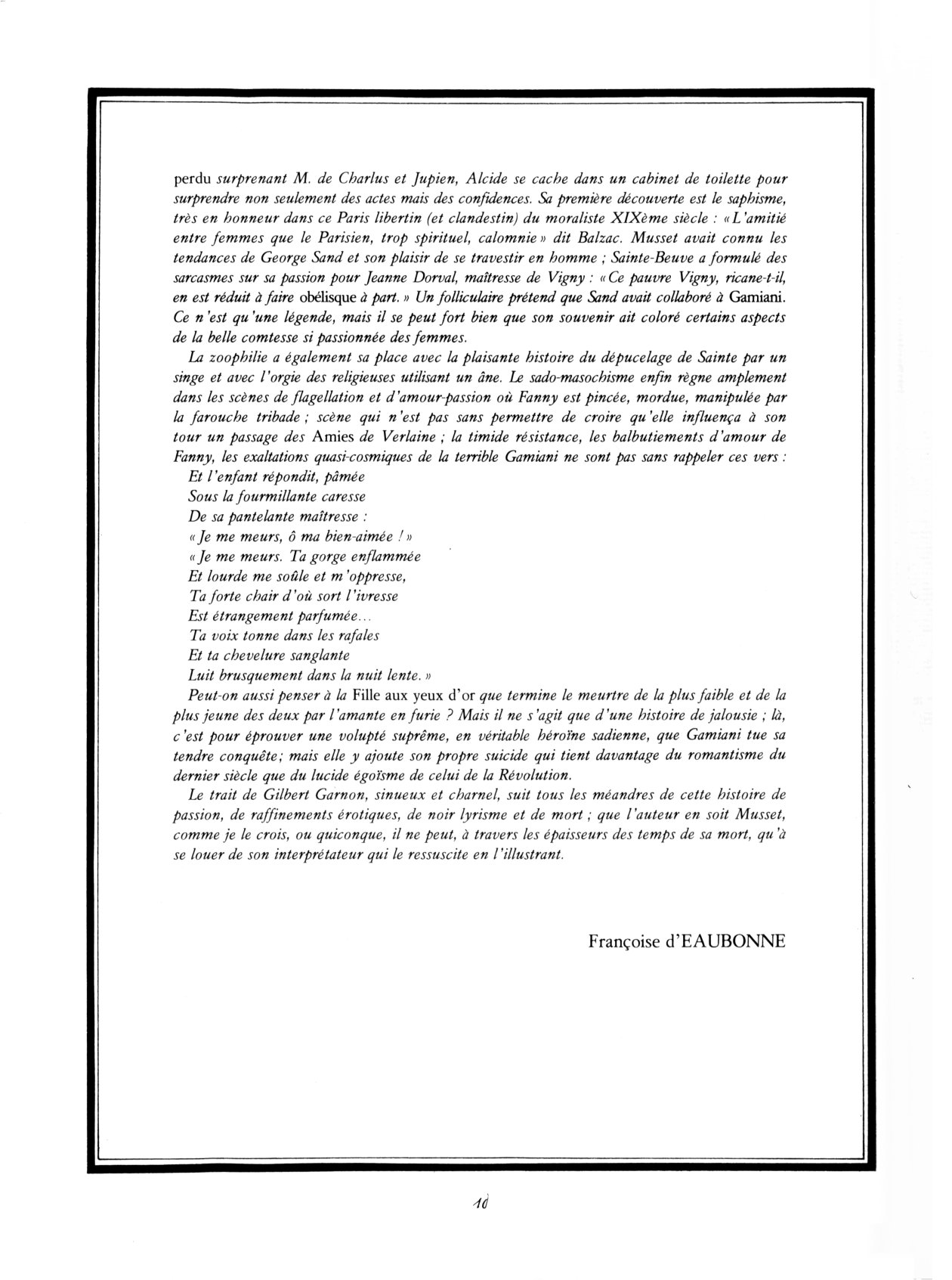 Gamiani  French page 8 full