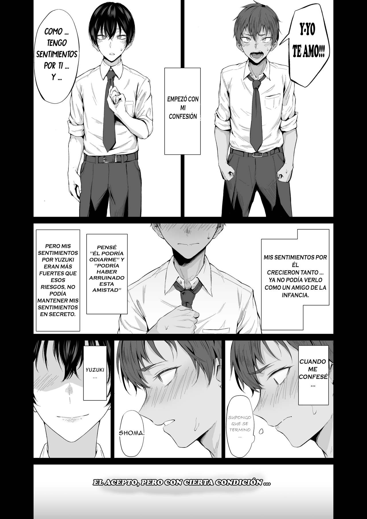 Konna no, Mou Manko da yo... Osananajimi no Gokubuto Chinpo de Josou Mesuiki o Oshiekomareta Boku My Childhood Friend Made Me Cross-dress and Femgasm with his Thick Dick  ESP page 6 full