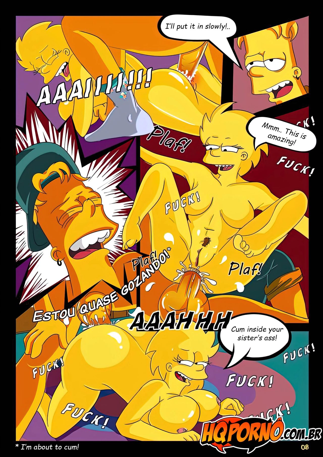 - 2 . OS Simpsons - The Pizza Dare - english page 9 full