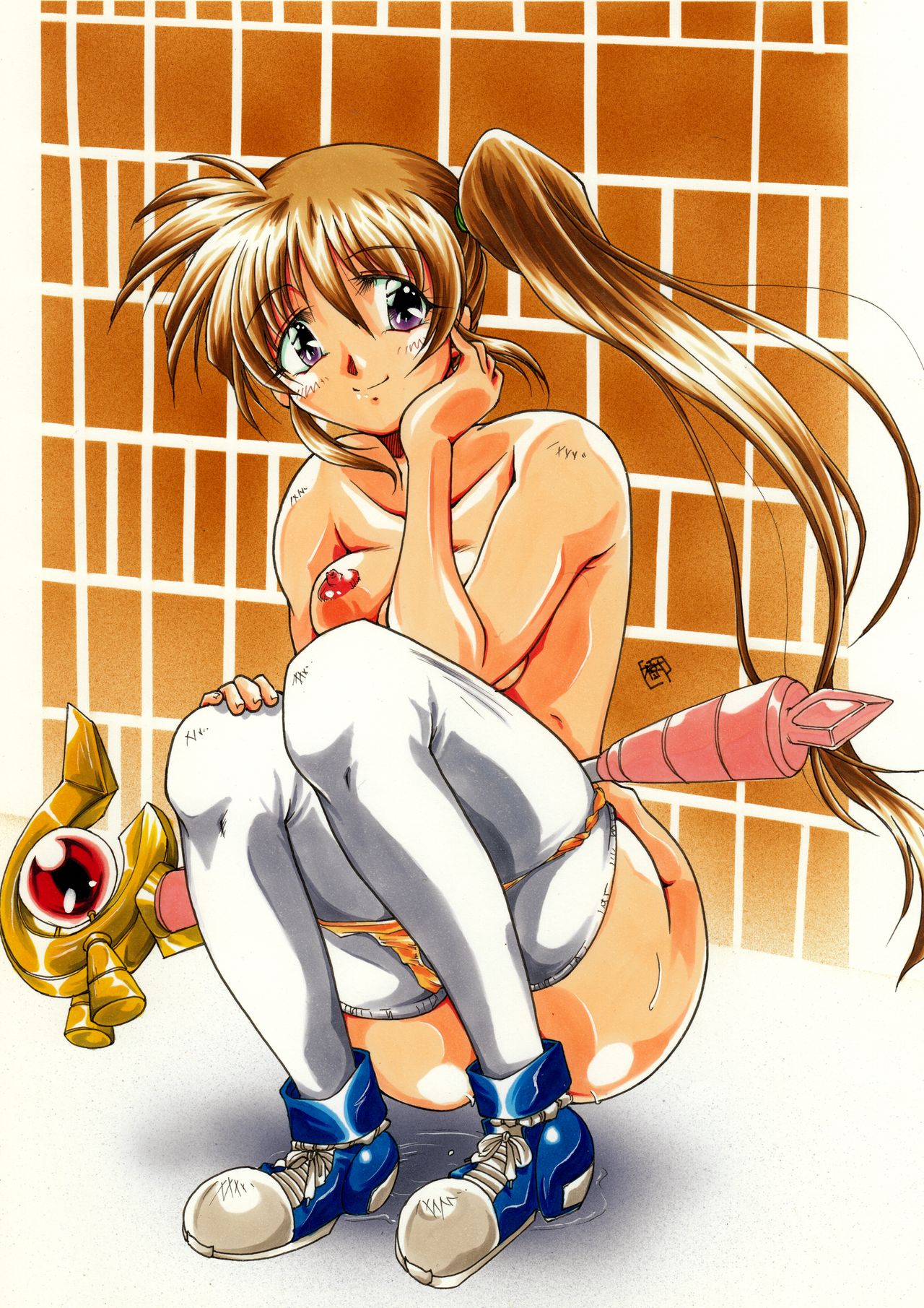 Boku to Nanoha de Ichakora Suru Hon page 12 full