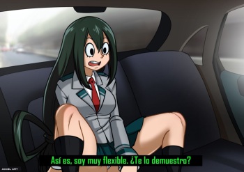 [Accel Art] Waifu Taxi - Tsuyu Asui (BNHA) [Spanish] {La Lagartija Lesbiana} cover