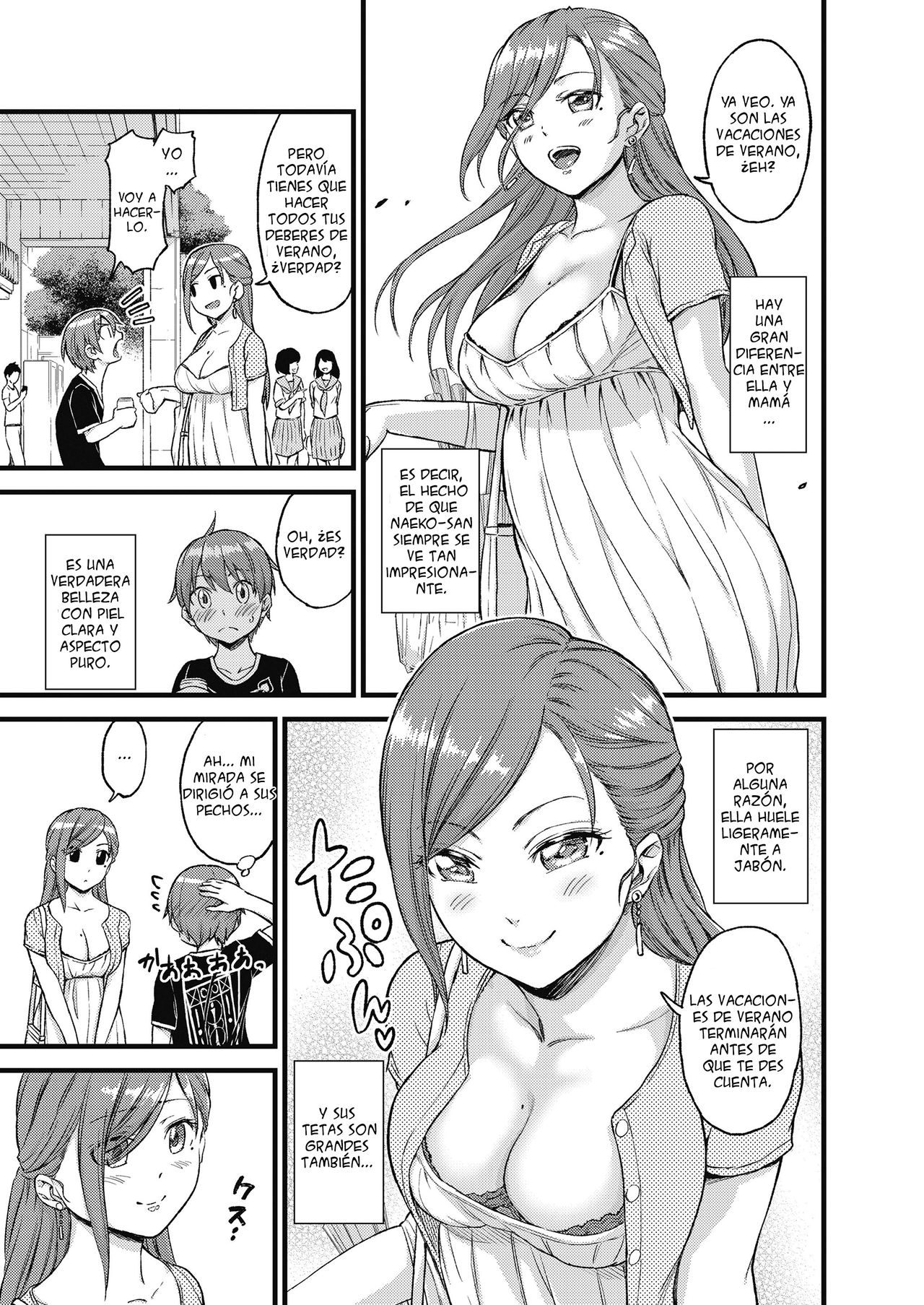 Oppai na Natsuyasumi _ The Summer Break of Boobs - BY Higashino Mikan UNC -  Page 9 - Comic Porn XXX