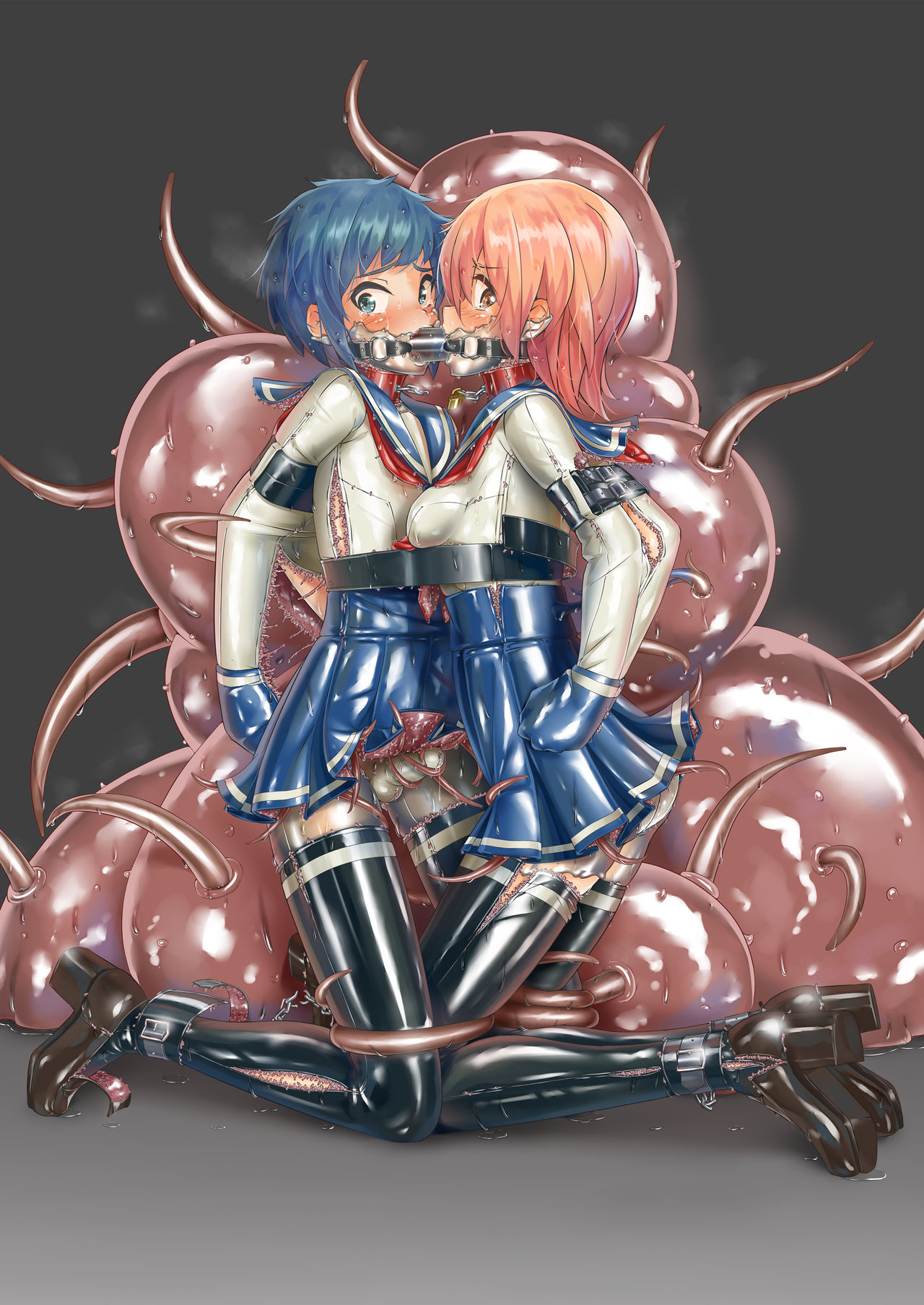Kousoku, Soshite Shokushu Fuku | Restraint and Tentacle Clothing page 5 full