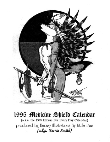 [Terrie Smith] 1995 Medicine Shield Calendar cover