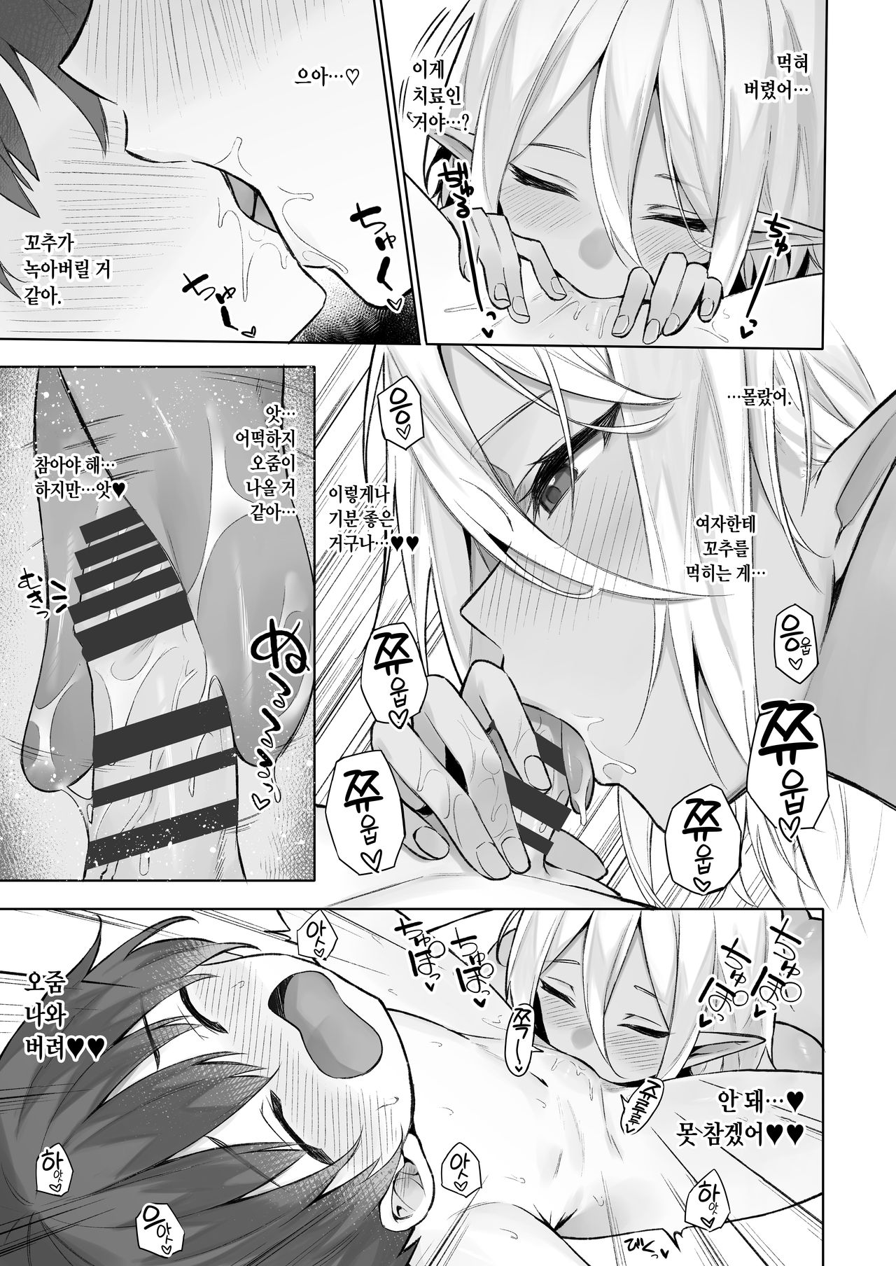 Isekai Shoukan IV Elf na Onee-san to Fushigi na Kinoko | 이세계소감 Ⅳ 엘프 누나랑 신기한 버섯 page 12 full