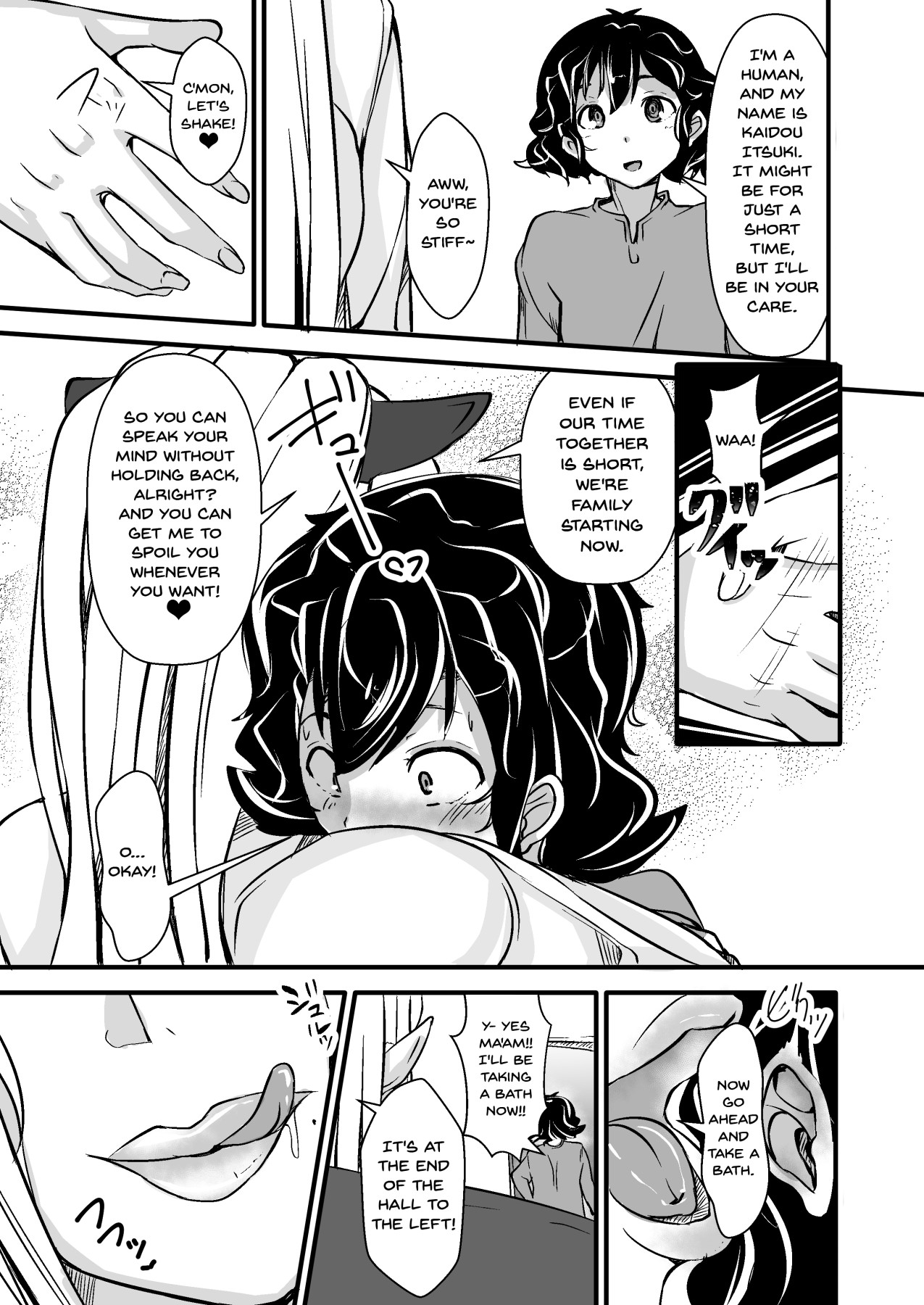 Ishukan Homestay | Inter Species Homestay ~Elf Oyako to no Amaai Seikatsu~ page 7 full