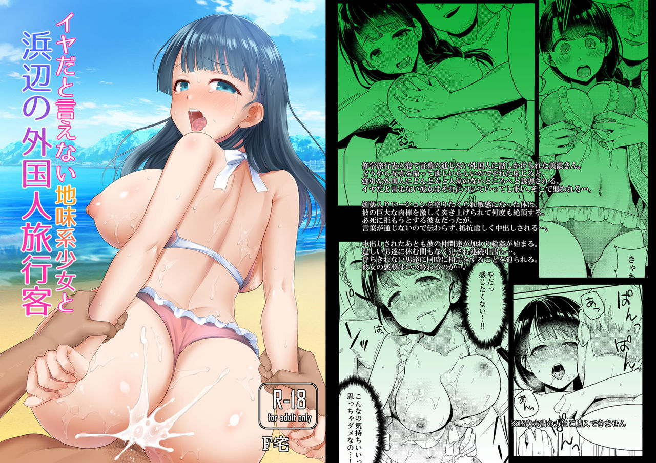 Iya da to Ienai Jimikei Shoujo to Hamabe no Gaikokujin Ryokoukyaku page 2 full