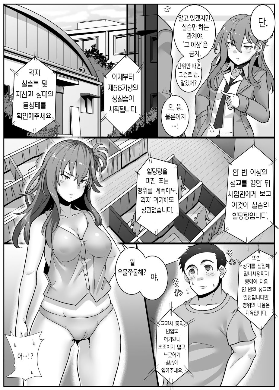 Ninshin Gimu Kyouiku ~Danjo Kousai to Kozukuri ga Gimuzukerareta Jidai~ | 임신 의무 교육 ~남녀 교제와 아기 만들기~ page 5 full