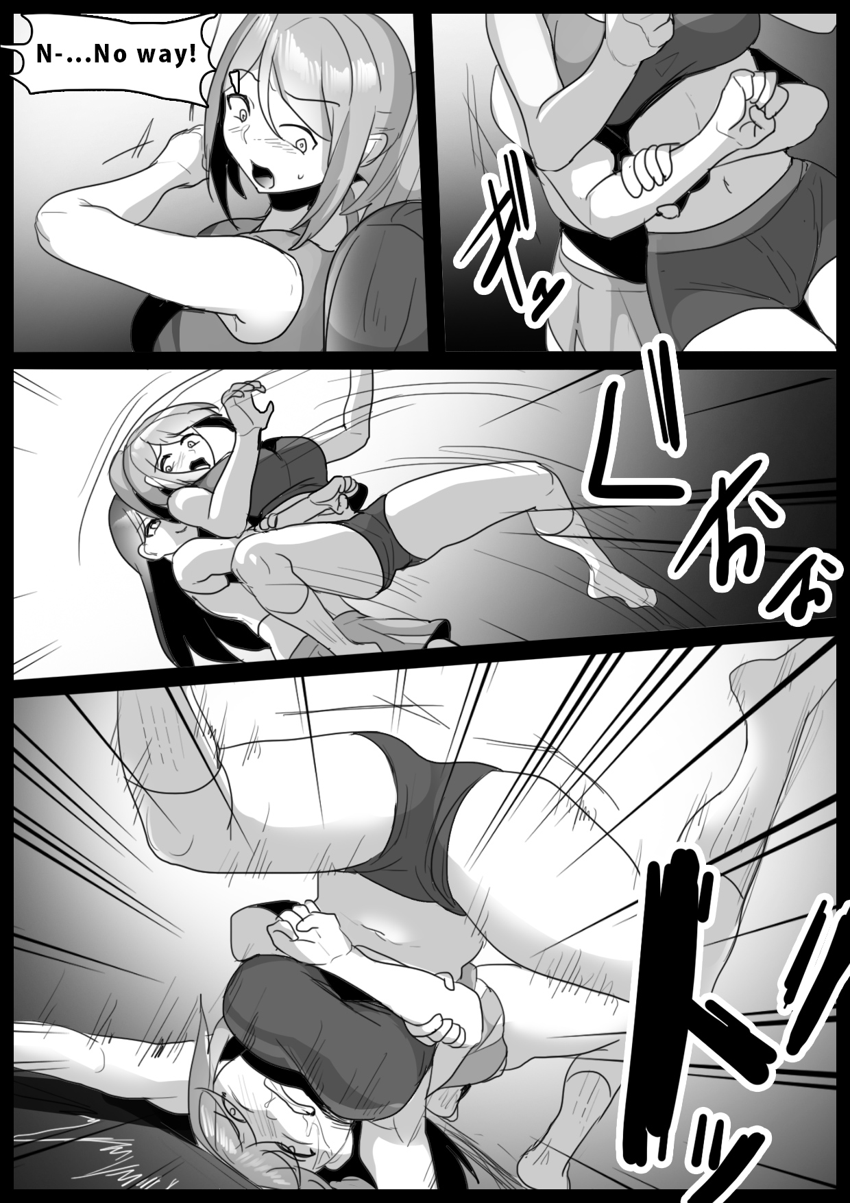 Girls Beat! Plus - Rie vs Shizuku & Mia page 3 full