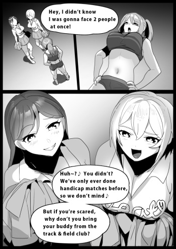 [The Nation of Head Scissors (Toppogi)] Girls Beat! Plus - Rie vs Shizuku & Mia [English] cover