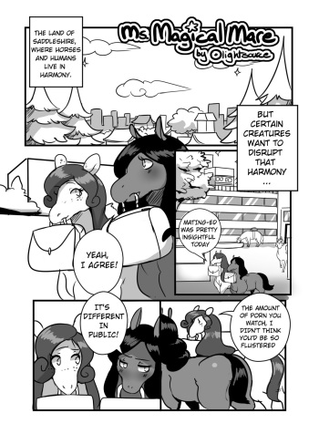[0Lightsource] Ms. Magical Mare Chapter 1 cover