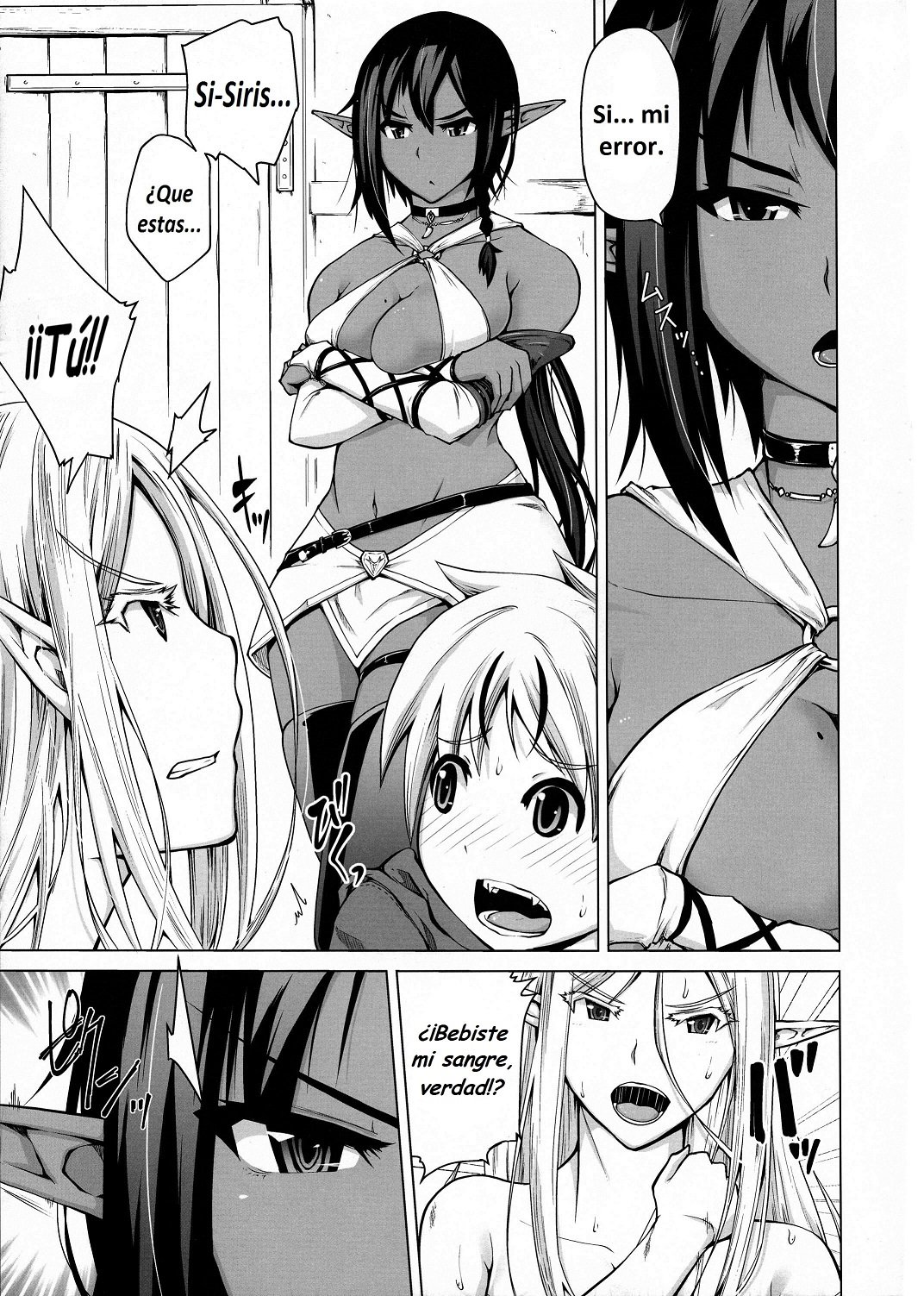 Junpaku Elf to Kasshoku Elf to Chiisana Kyuuketsuki page 5 full