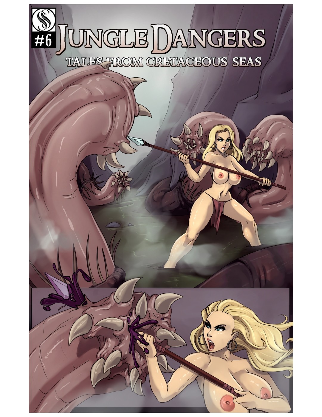 Jungle Dangers: Tales from Cretaceous Seas #6 page 1 full