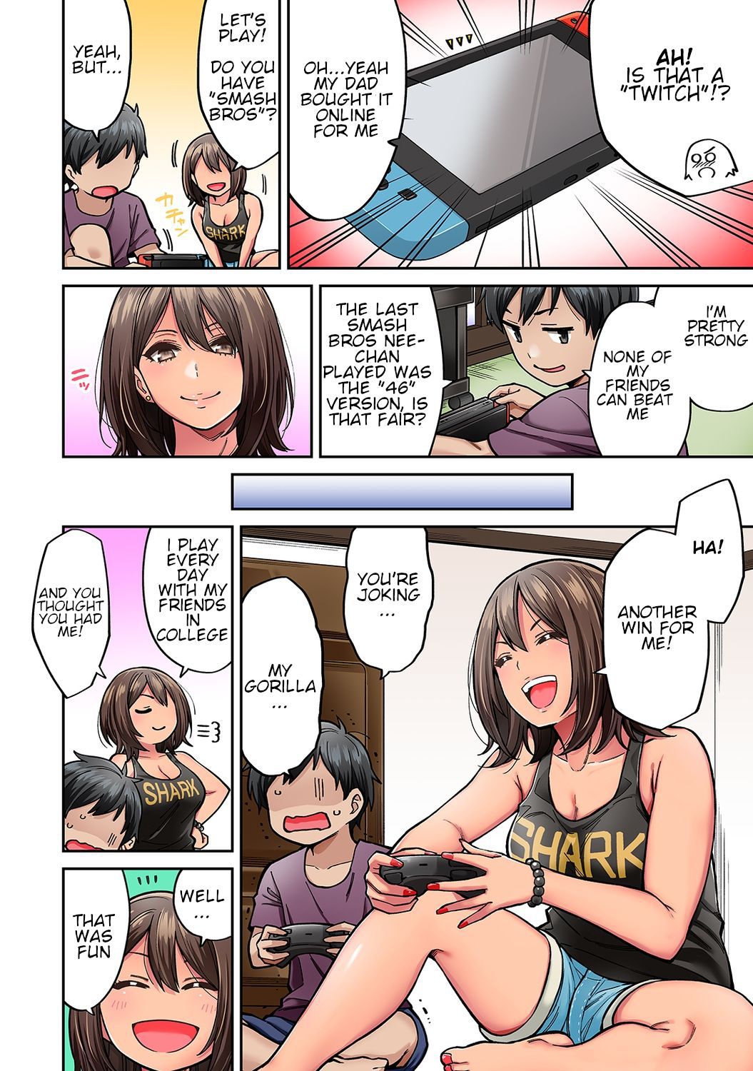 Akogare no Nee-chan ga Gal ni Natte Kaette Kita Natsuyasumi Ch. 2 page 3 full