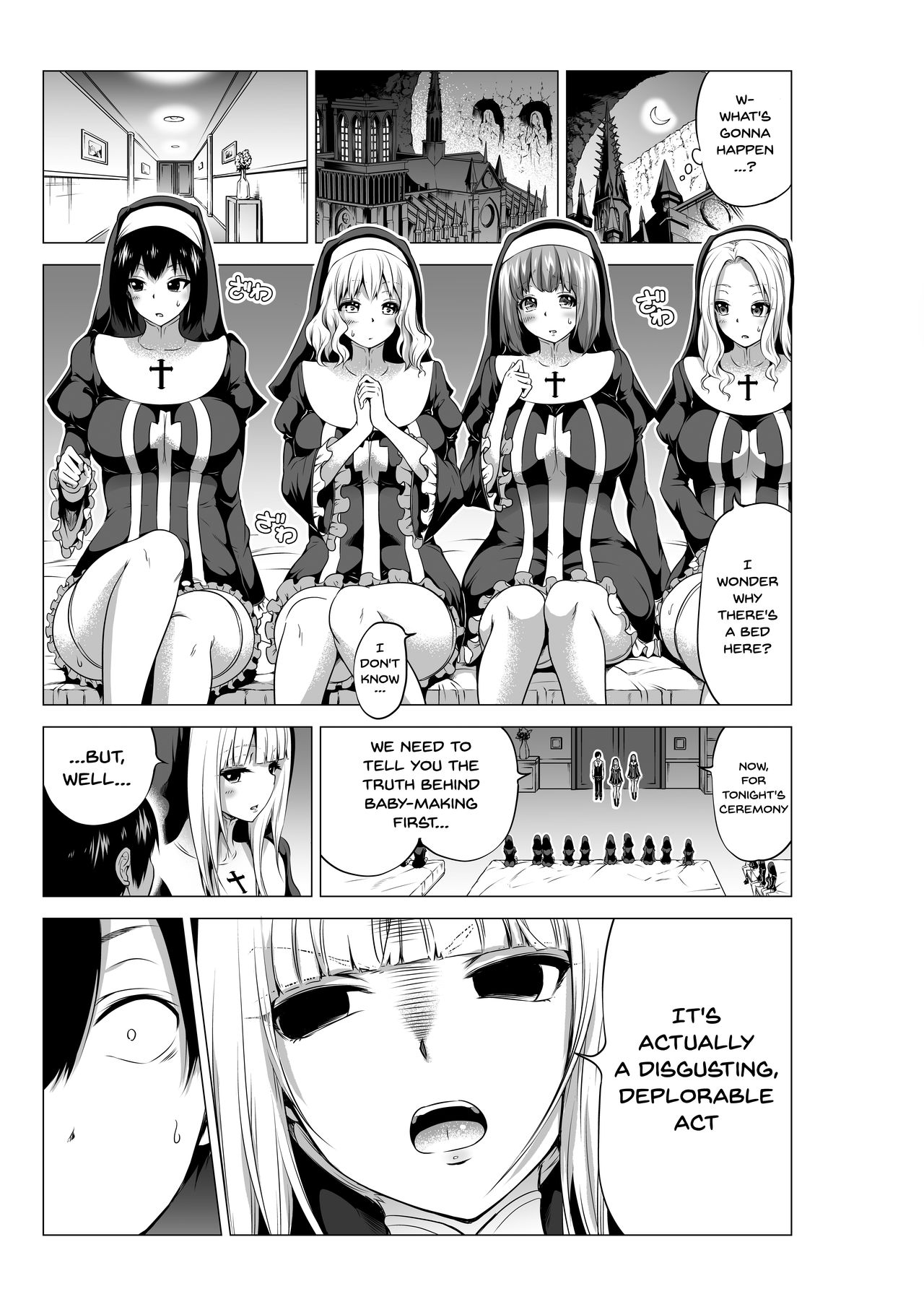 Isekai Harem Paradise Bangai Hen ~Kinyoku no Sister no Kuni~ | An Other World Harem Paradise Extra Edition ~Country Of The Abstinent Sisters~ page 10 full