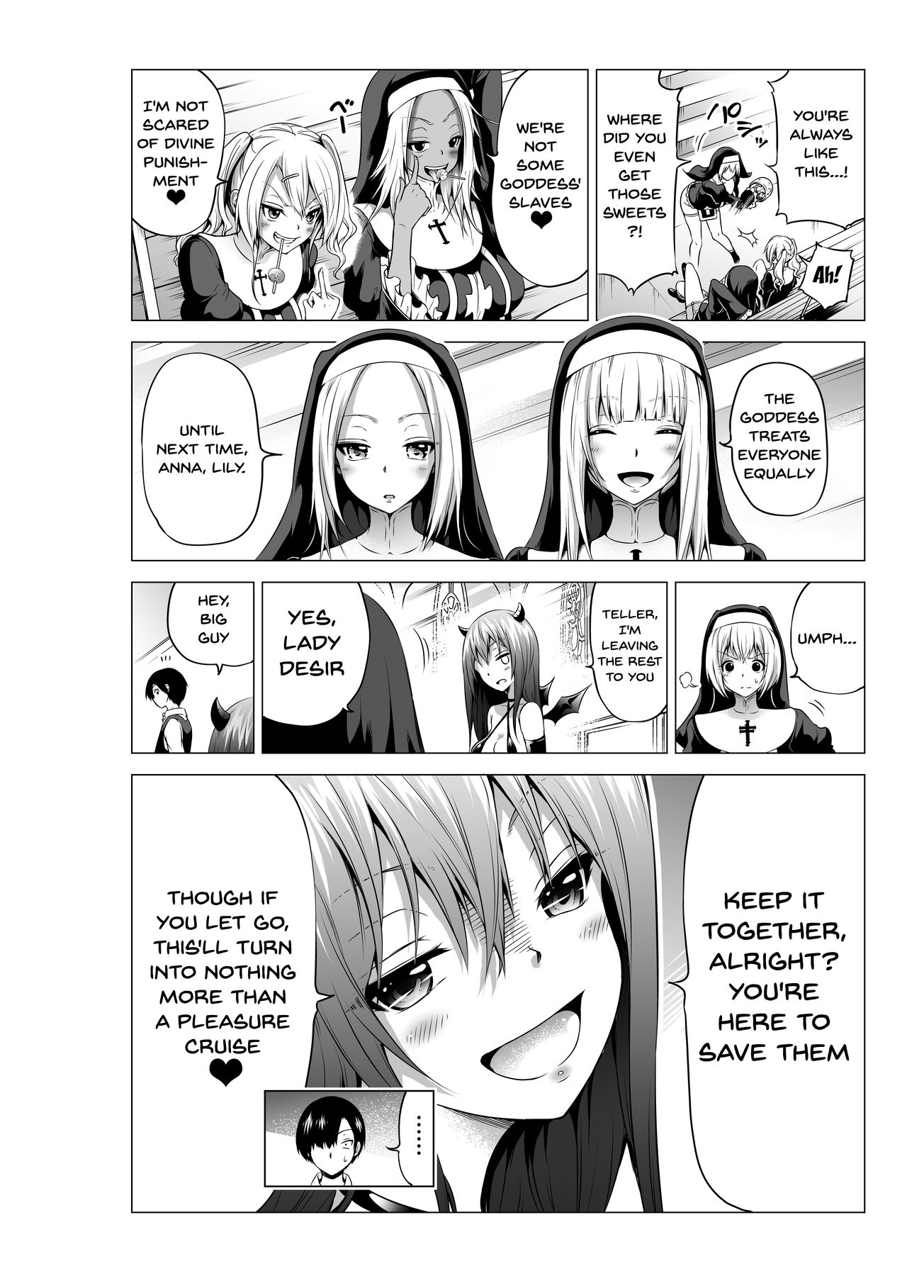 Isekai Harem Paradise Bangai Hen ~Kinyoku no Sister no Kuni~ | An Other World Harem Paradise Extra Edition ~Country Of The Abstinent Sisters~ page 9 full