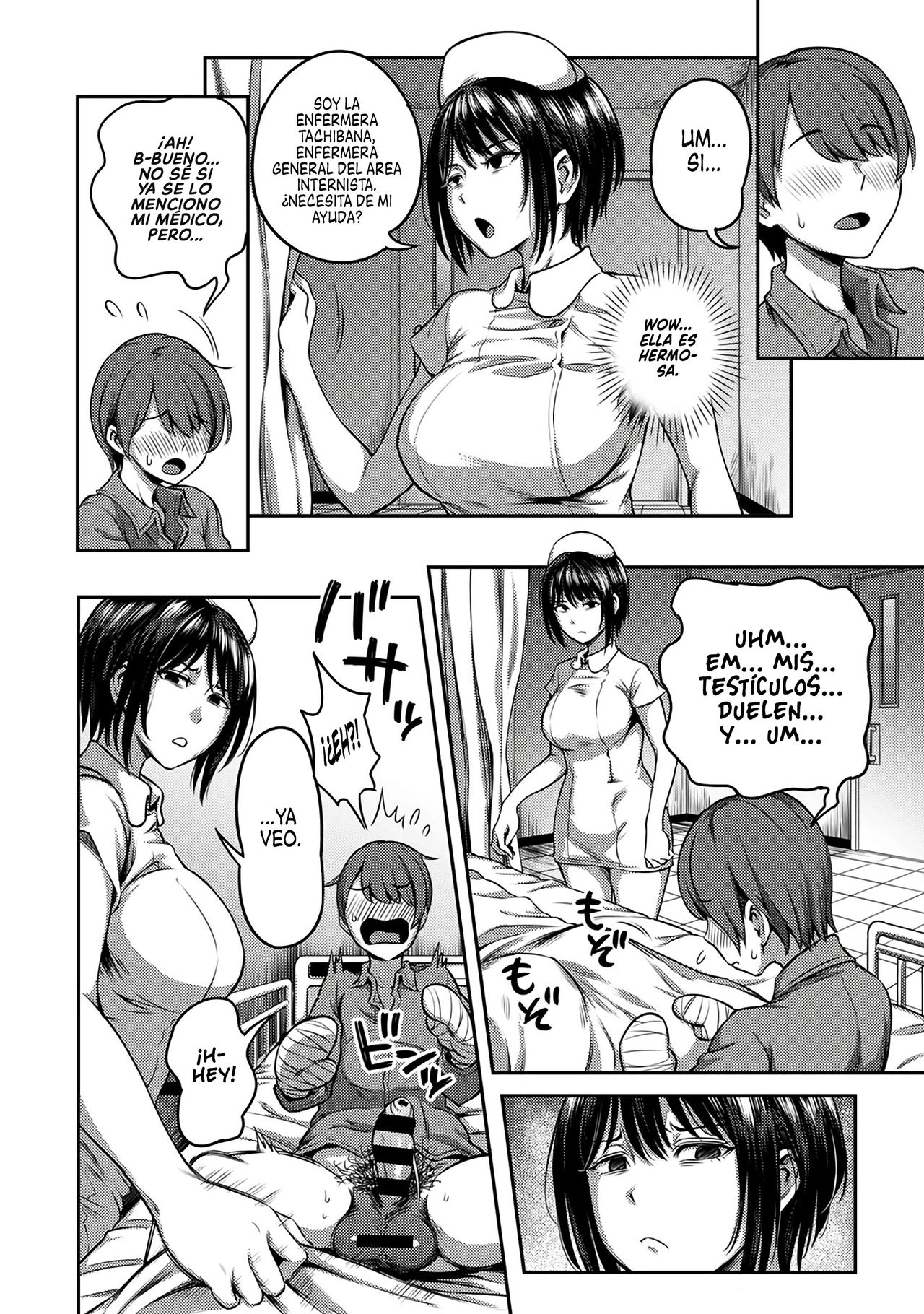 Sala de Extracción de Semen~ La vida en un Hospital donde una Enfermera con una personalidad Cruel maneja tus Orgasmos~ page 7 full