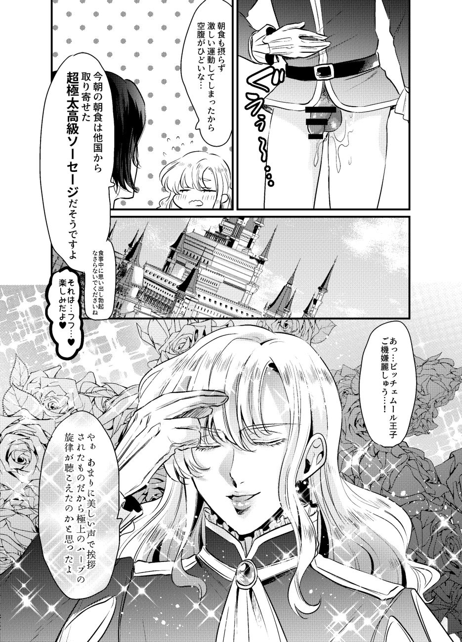 シークレットロイヤルローズ～ド下品チ♂ポ狂いタンビッチ王子様は極太執事チ♂ポでケツ穴に薔薇を咲かせる～ page 12 full