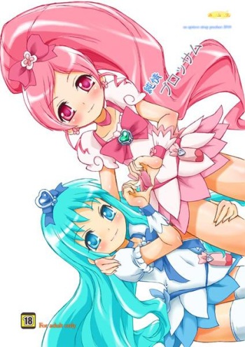 (COMIC1☆4) [Apricot Sirup (Hi-mosu)] Junjou Blossom (HeartCatch PreCure!) [Sample] cover