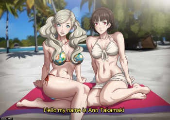 [Accel Art] Ann and Makoto (Persona 5)[English] cover