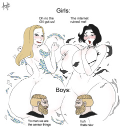 R34 has got Girls vs Boys!