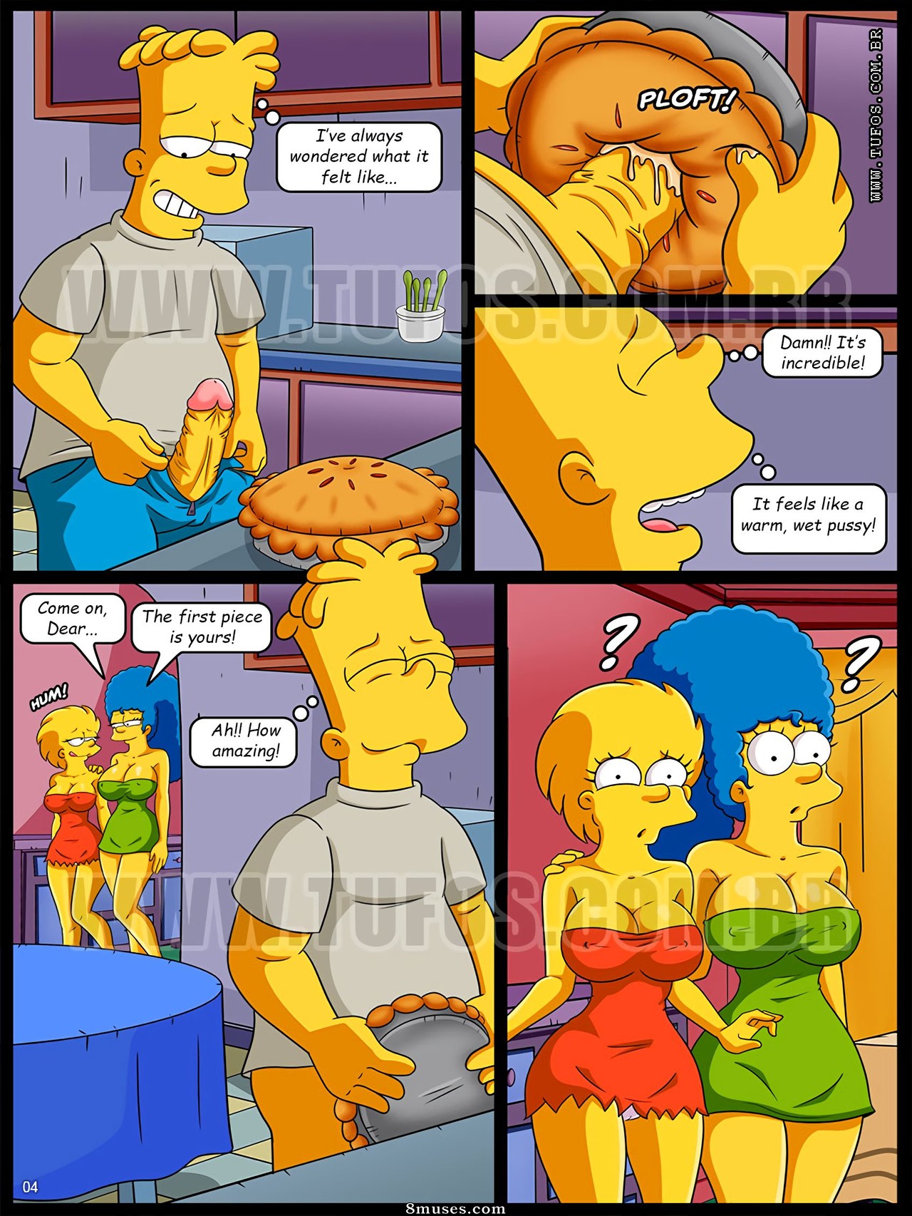 Os Simptoons em: A Torta de Maca Da Mamae page 4 full