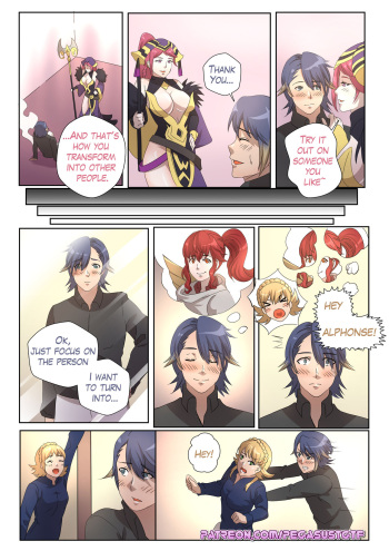 [PegasusTGTF] Alfonse into Sharena and Anna cover