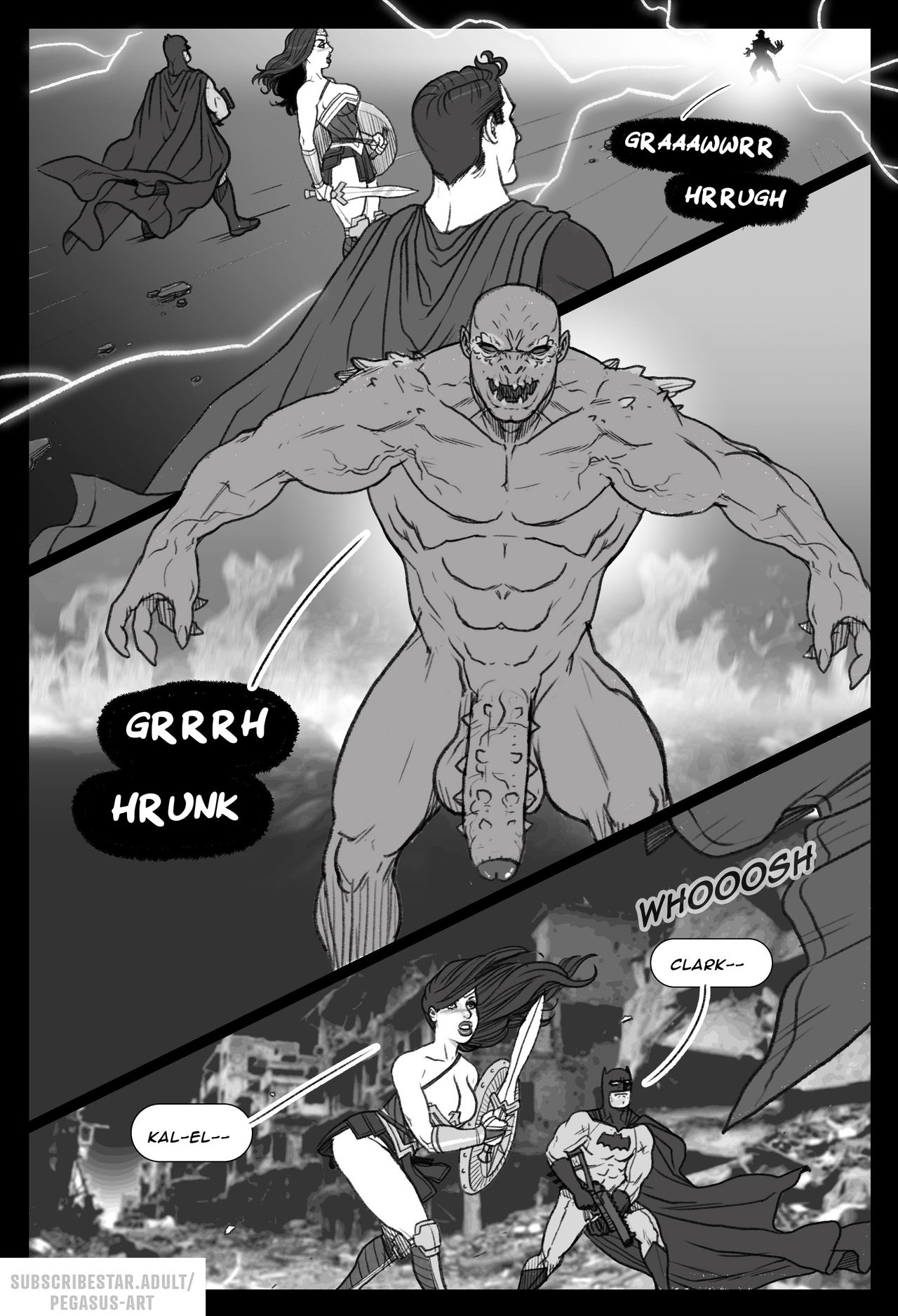 Wonder Woman vs Doomsday page 5 full