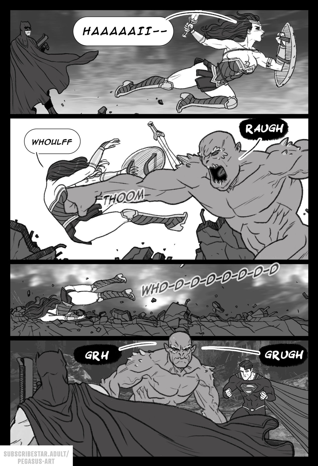 Wonder Woman vs Doomsday page 7 full