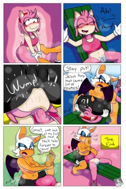 Amy and Rouge in: Shower Thots - Comic Porn XXX