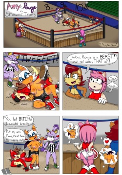 Amy and Rouge in: Shower Thots