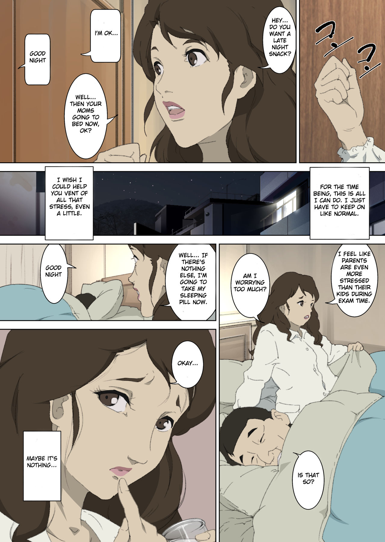 Ryoushin ga Neteiru Shinshitsu ni Shinobikomi, Hahaoya ni Yobai o Kakeru Musuko no Hanashi page 7 full