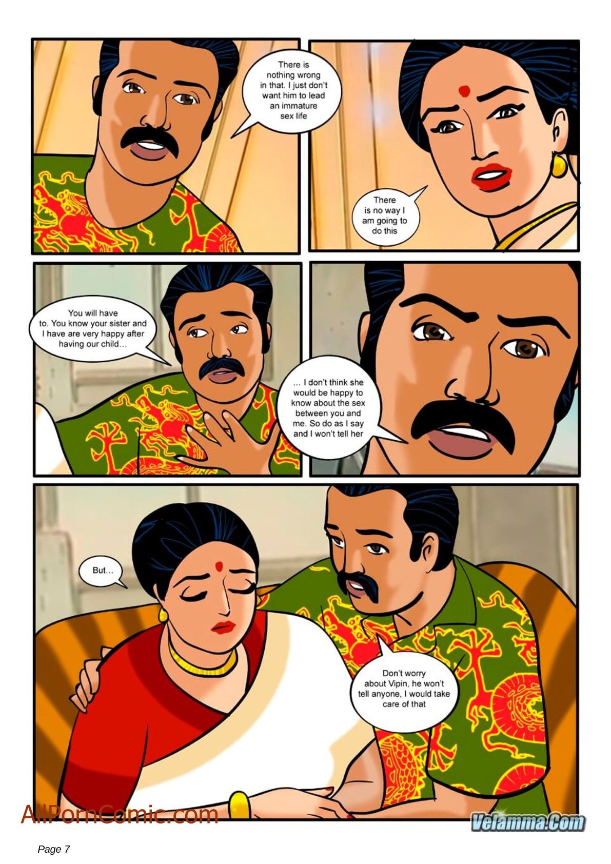 Velamma #9 page 7 full
