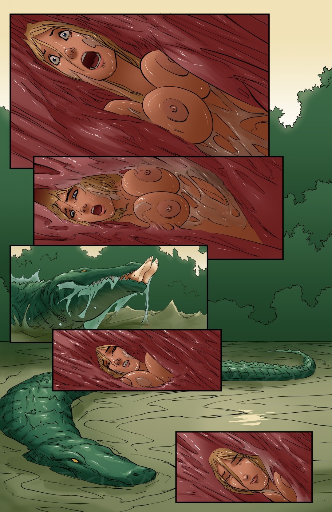 Jungle Dangers: Tales from Cretaceous Seas #9 page 5 full