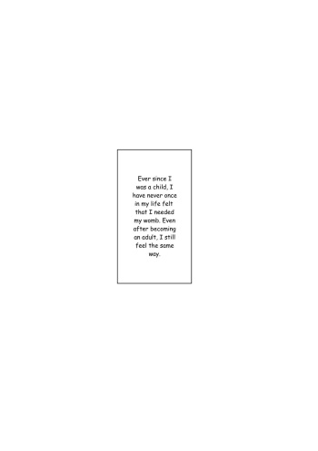 A story about eating your own womb cover