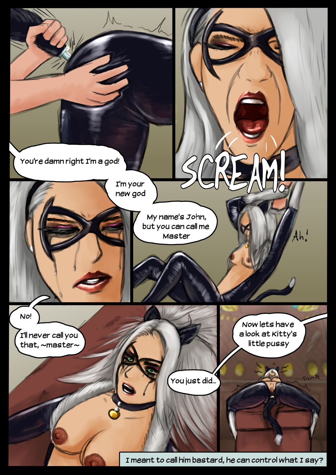 Superheroine Submission: Black Cat page 11 full