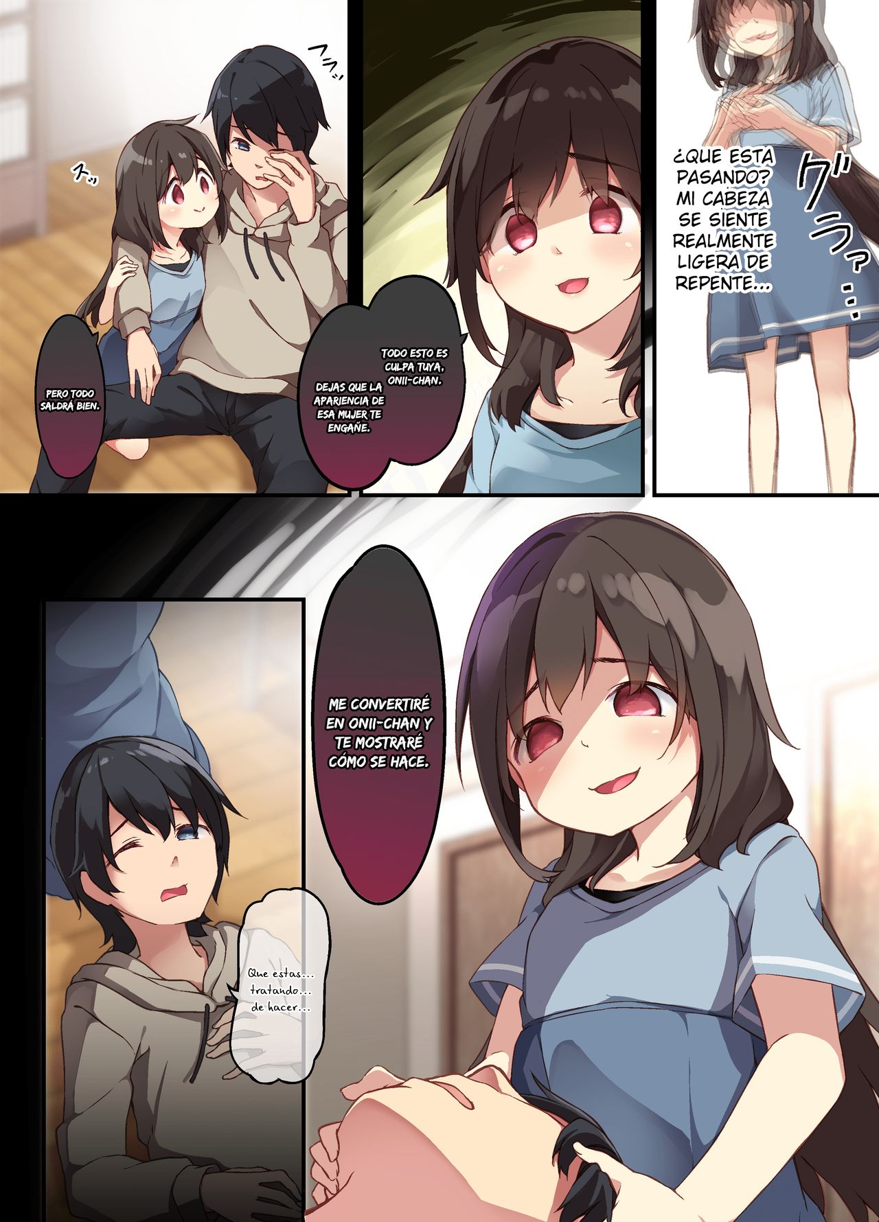 A Yandere Little Sister Wants to Be Impregnated by Her Big Brother, So She Switches Bodies With Him and They Have Baby-Making Sex page 8 full