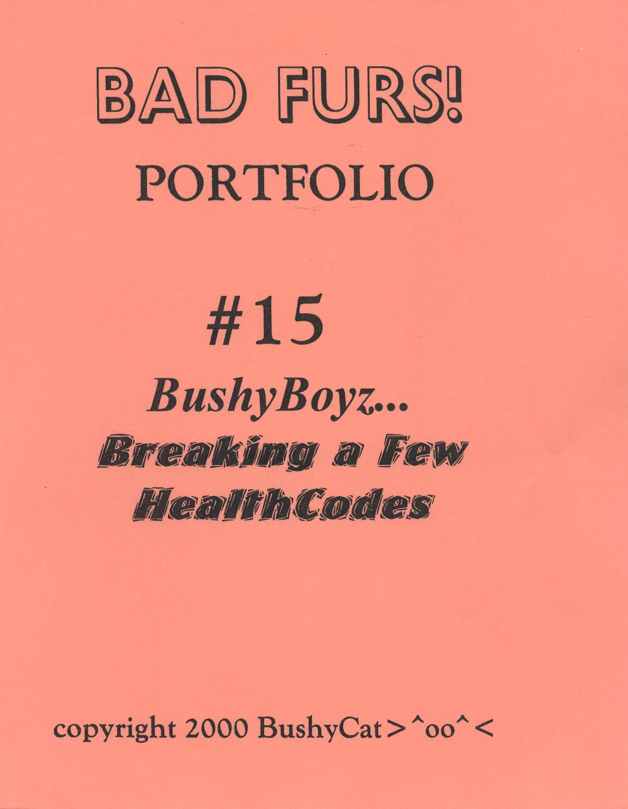 BadFurs! №15 - Breaking a Few Health Codes page 1 full
