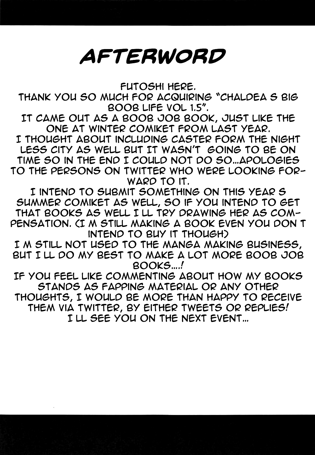 Chaldea Kyounyuu Seikatsu vol:1.5 | A Sexlife Of Getting Squeezed Between Chaldea's Breasts vol 1.5 page 12 full