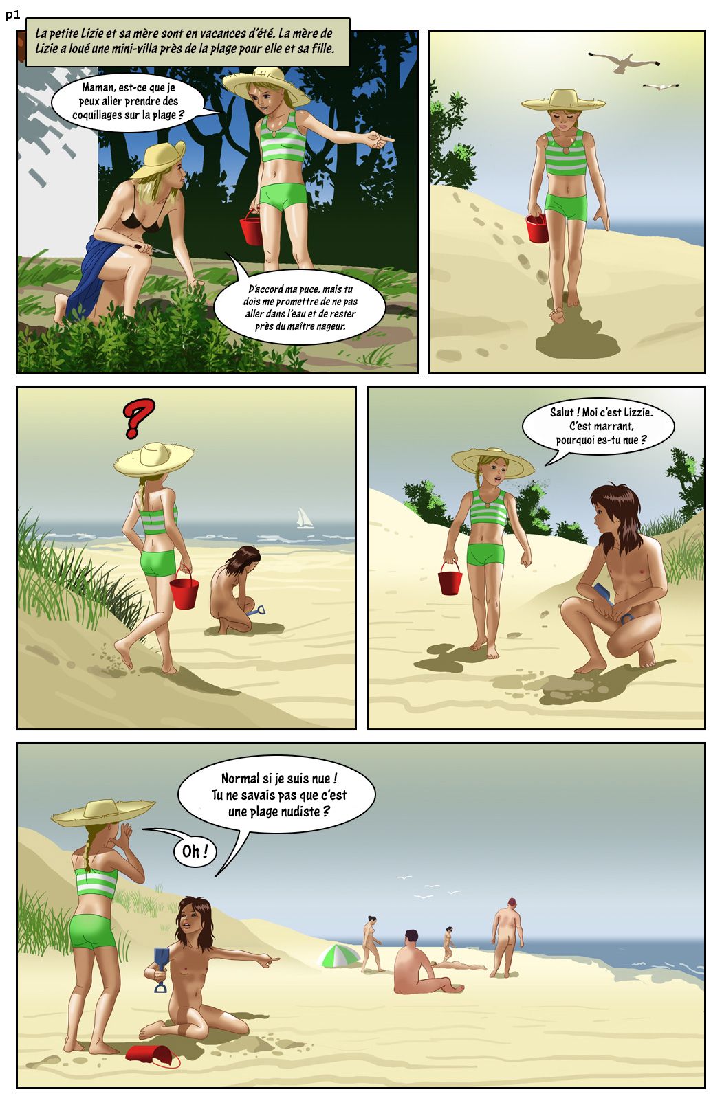 Les aventures nudistes de Lizzie page 2 full