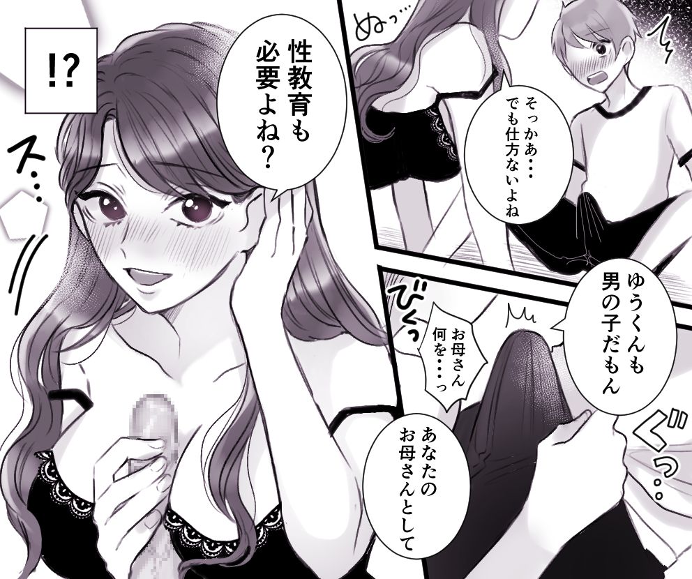 Okaa-san to Boku no Sex Jijou ~Seikyouiku mo Hitsuyou yo ne?~ page 10 full