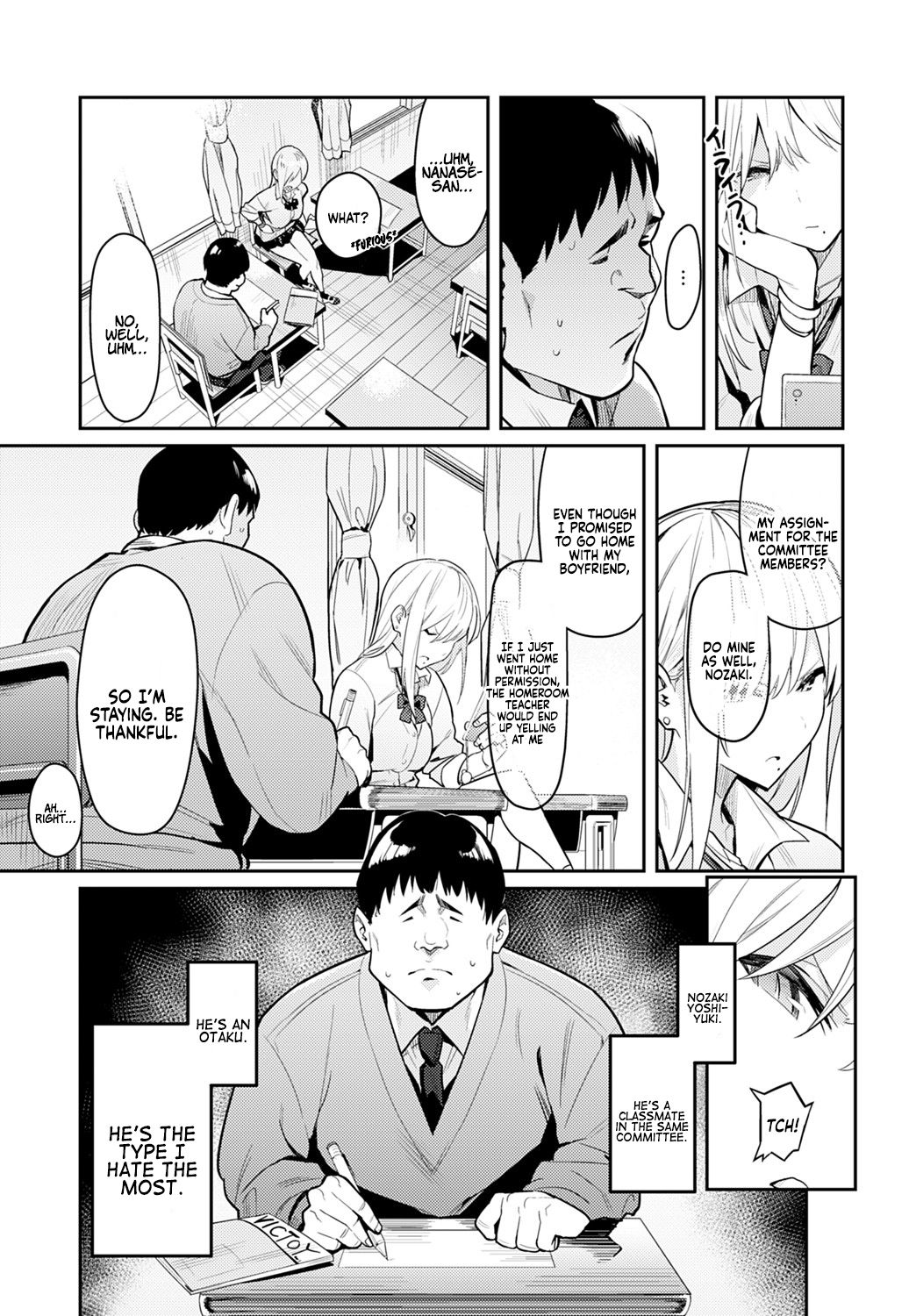Bijyo to Yajyuu ~Gyaru to Kimoota~ | The Beauty and The Beast ~The Gyaru and The Disgusting Otaku~ page 3 full