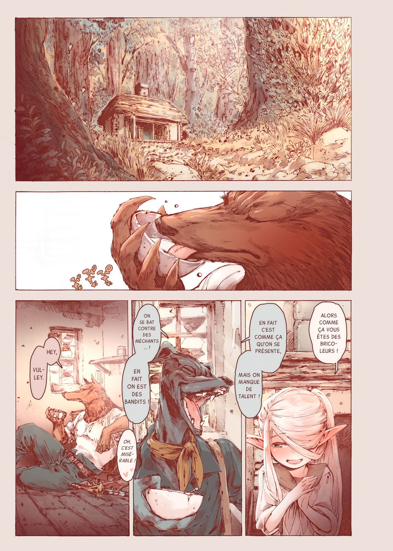 Chiisana Elf to Yaban na Juujin | La petite elfe et la bête page 11 full