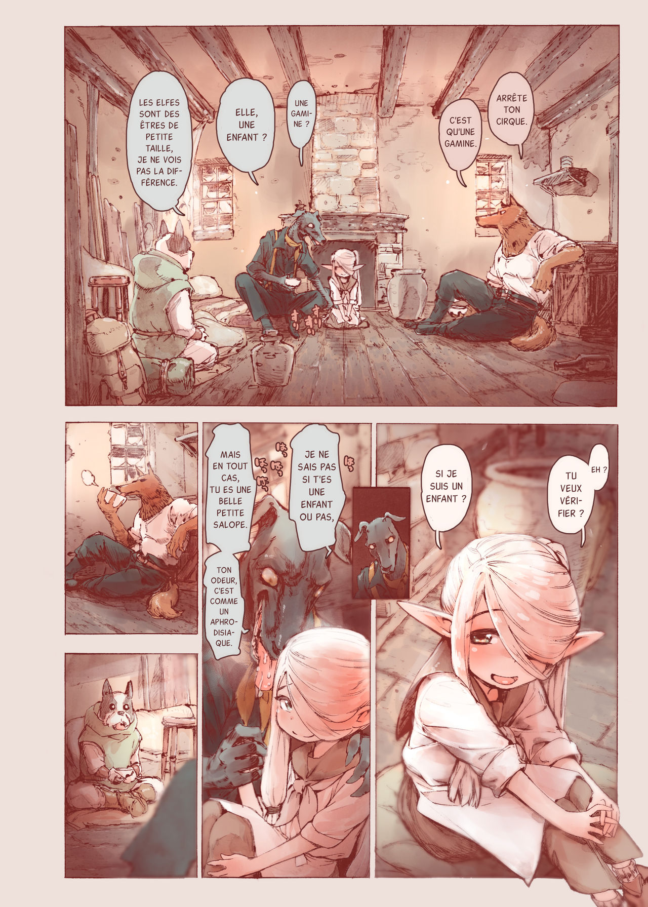 Chiisana Elf to Yaban na Juujin | La petite elfe et la bête page 12 full